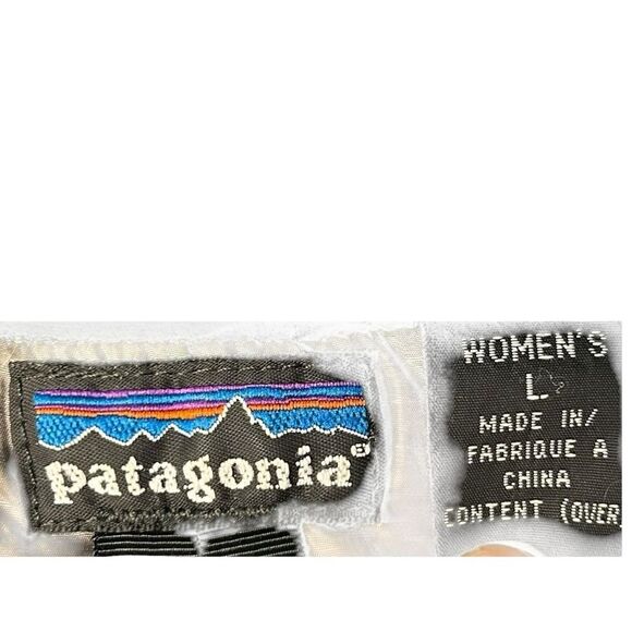 Patagonia Women’s Size L Down Puffer Vest Black Insulated Winter Gorpcore Basic - Picture 7 of 7